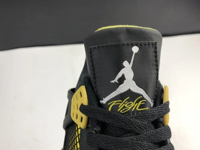 Cheap TBkick Air 4 Jordan Retro Thunder 308497-008 0810